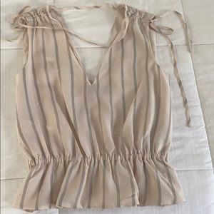 Peplum top from Banana Republic